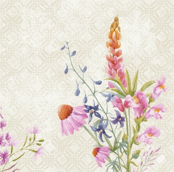Serviette "Floret", Dunisoft, 40x40cm - 360 Stück